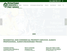 Tablet Screenshot of american-landscaping.com